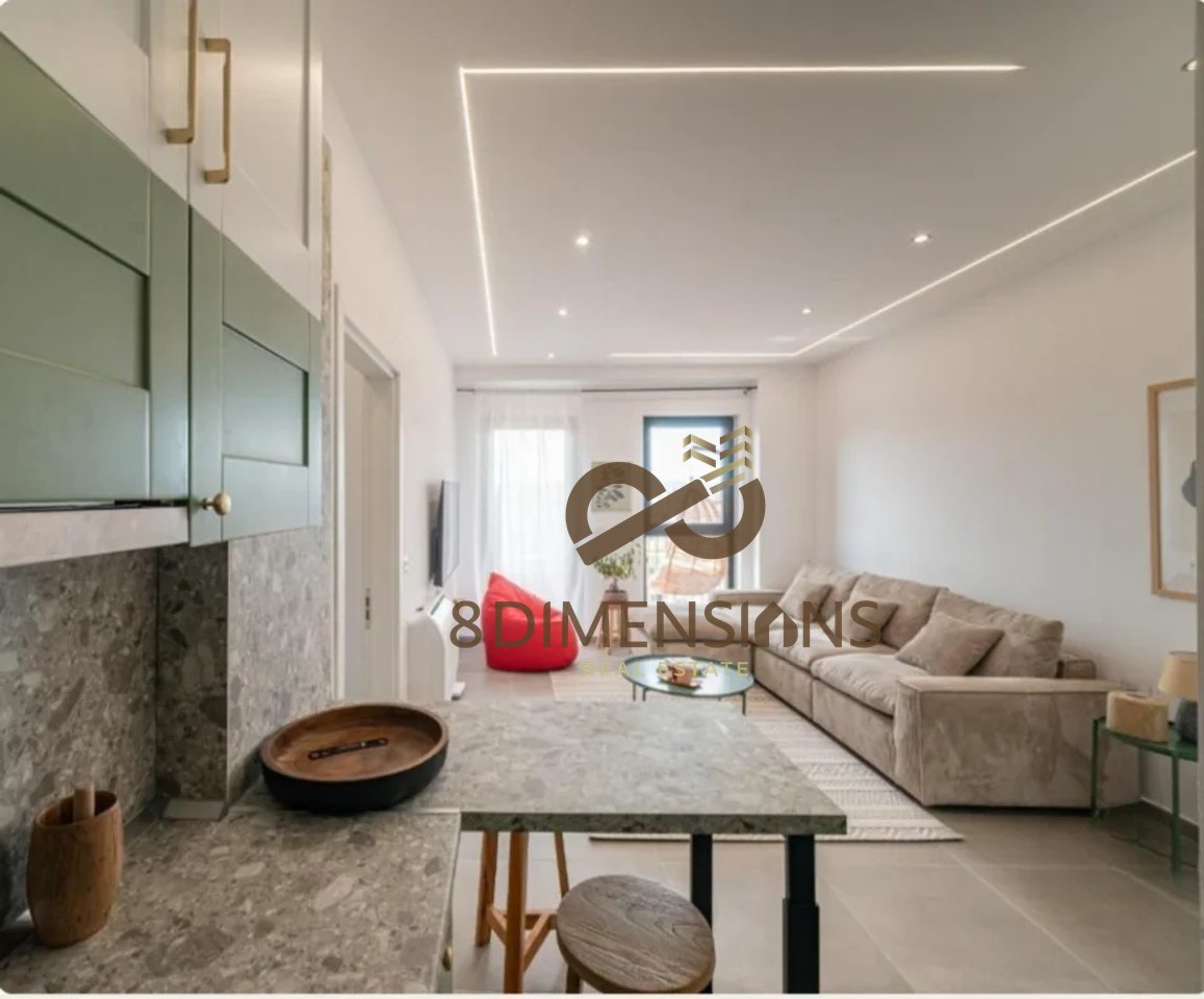Luxury 1+1 Apartment for rent at Tirana Garden Building (D8241A-280)
