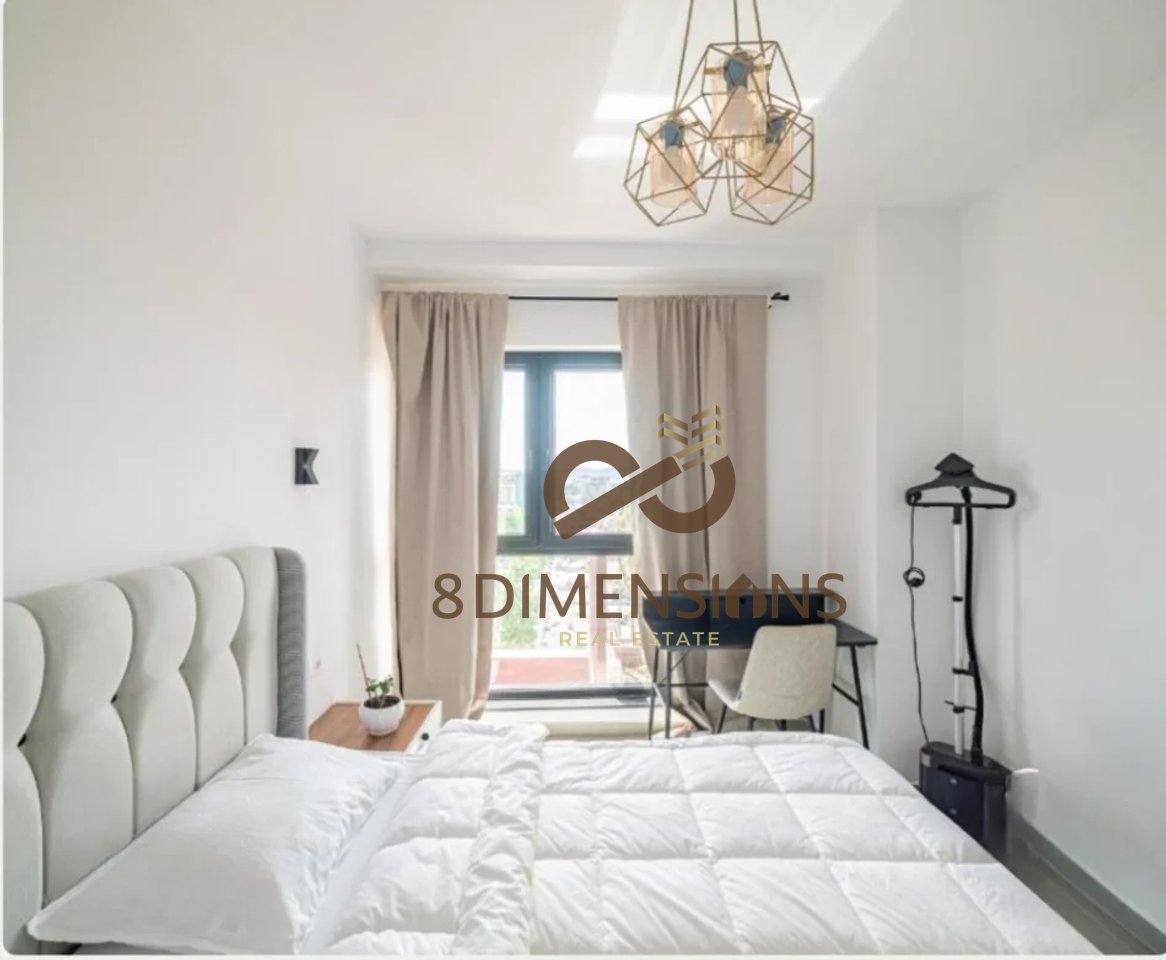 Luxury 1+1 Apartment for rent at Tirana Garden Building (D8241A-280)
