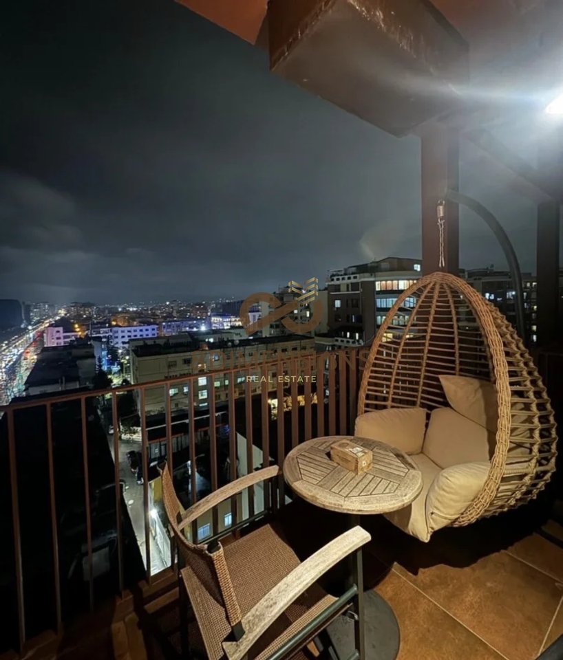 Luxury 1+1 Apartment for rent at Tirana Garden Building (D8241A-280)
