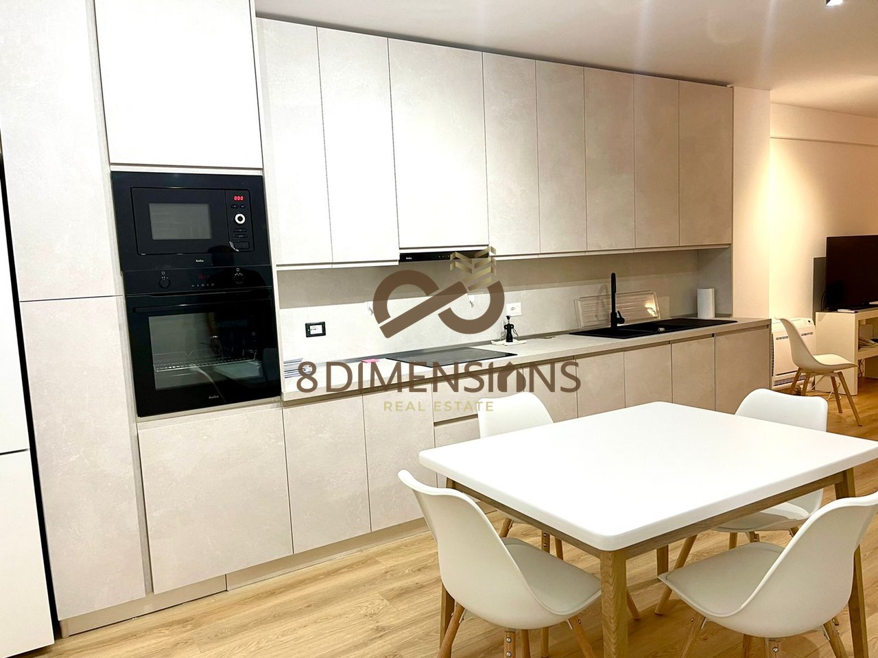 For rent 2+1 apartment on the 2nd floor of a new building with elevator near the Mosque in Selite, Tirana (ID D8242A-295)
