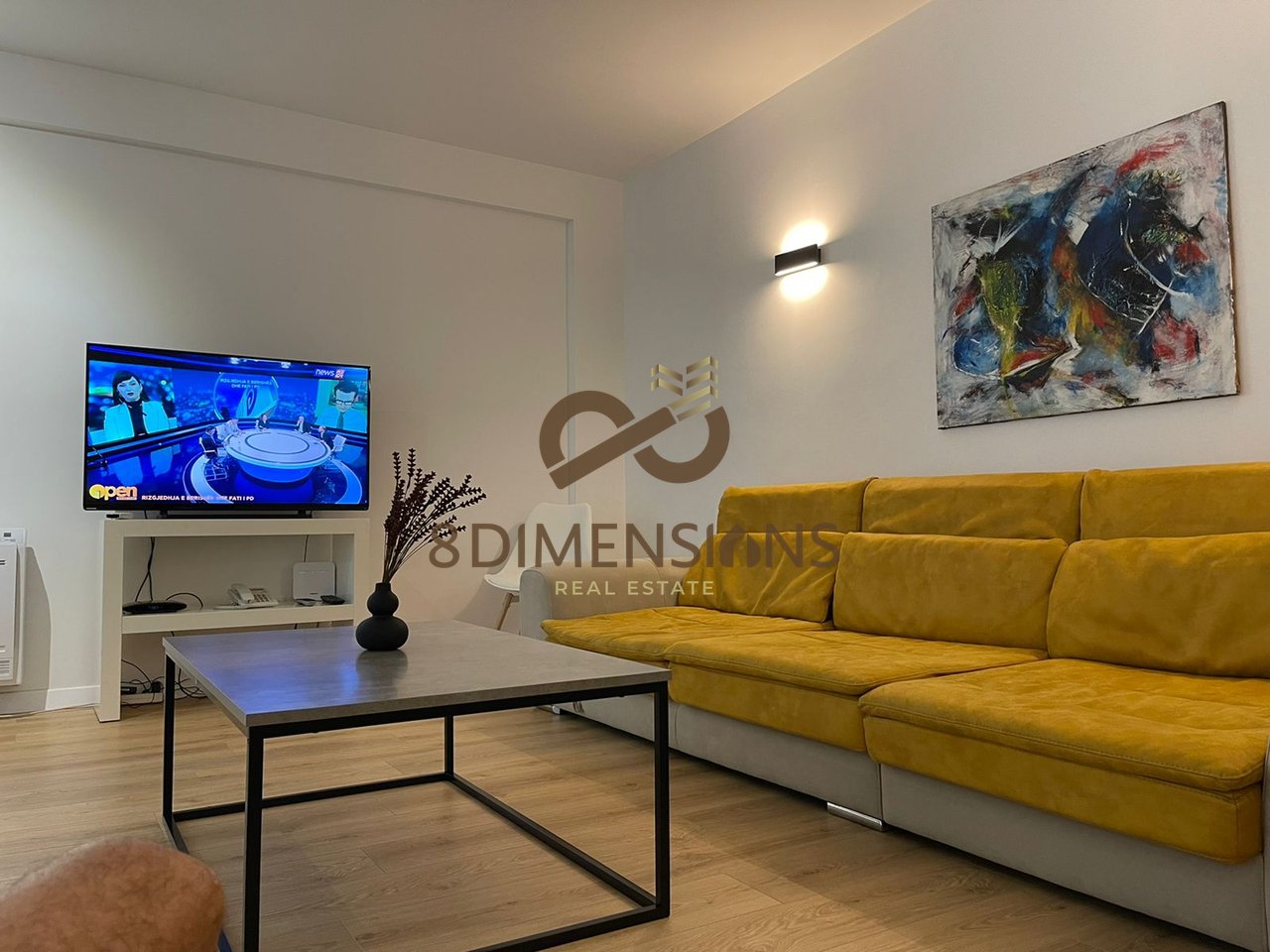 For rent 2+1 apartment on the 2nd floor of a new building with elevator near the Mosque in Selite, Tirana (ID D8242A-295)
