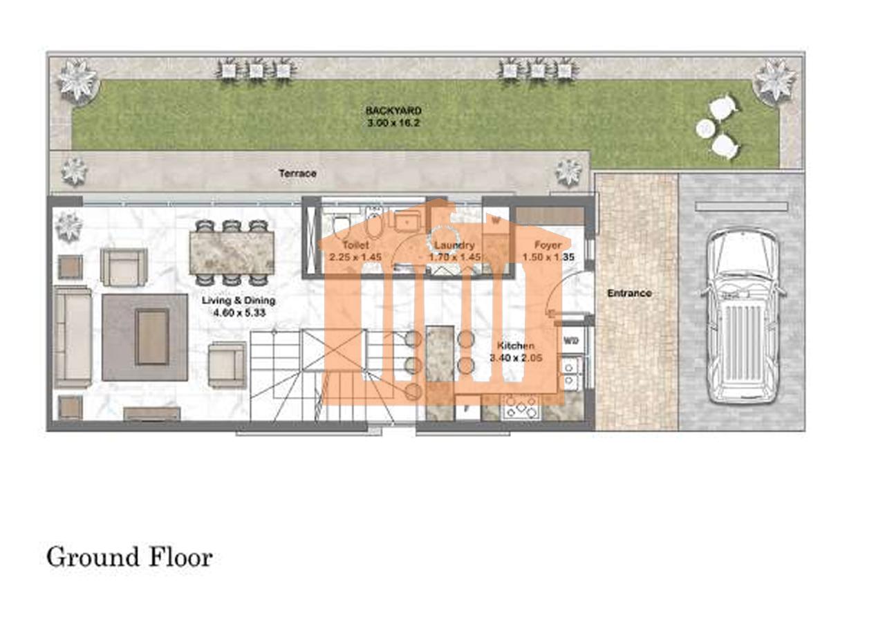 VILE E BASHKANGJITUR TRIPLEX NE REZIDENCEN "LA DIMORA" NE GJIRIN E LALZIT , PER SHITJE !