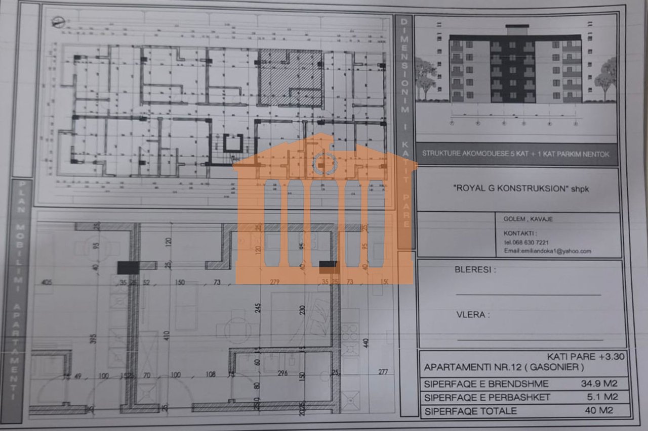 STUDIO APARTMENT IN MALIN E ROBIT, FOR SALE!