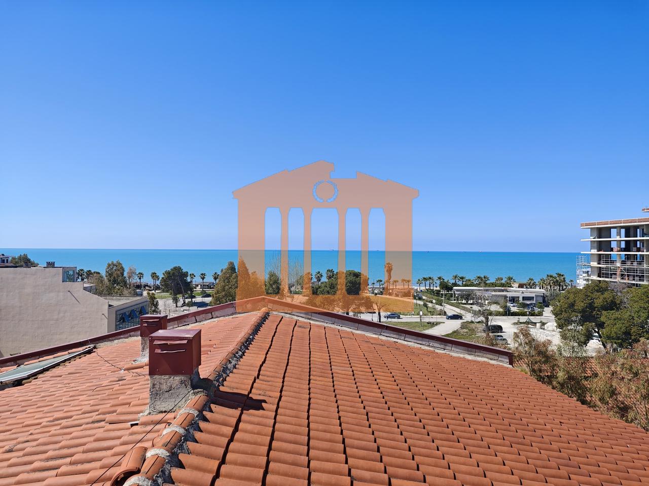 1+1+VERANDA APARTMENT WITH SEA VIEW IN GOLEM, FOR SALE!
