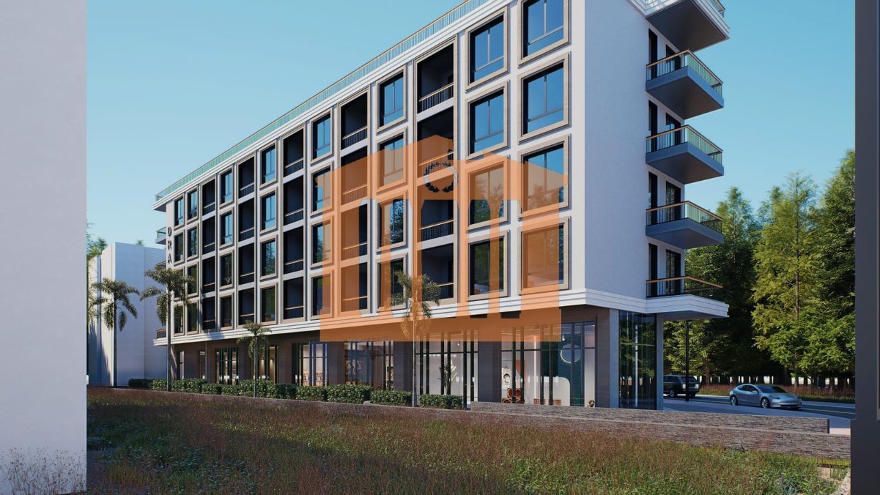 1+1 APARTMENT IN A NEW BUILDING WITH FRONT SEA VIEW IN GOLEM, FOR SALE!