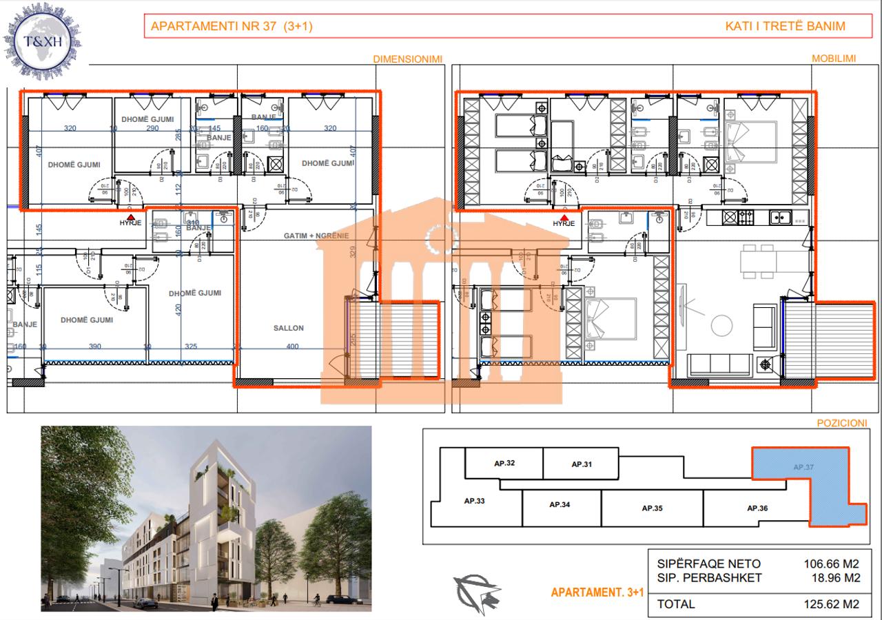 APARTMENT 3+1+2 SINGLE "ILUMINAR RESIDENCE" FOR SALE!