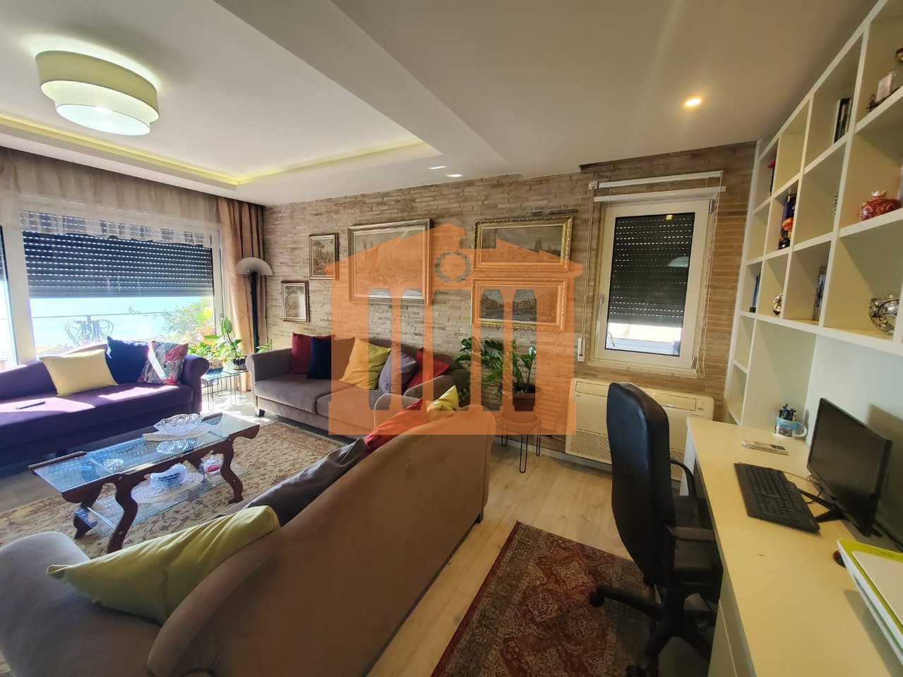 SUPER APARTMENT 2+1+2 WITH SEA VIEW IN VOLLGA, DURRES FOR RENT!