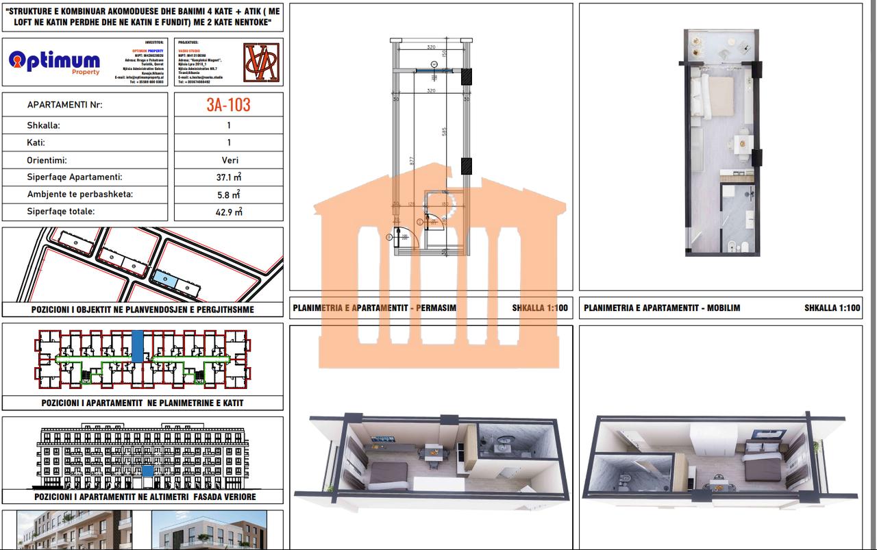 GARSONIERE NE QERRET, PER SHITJE!