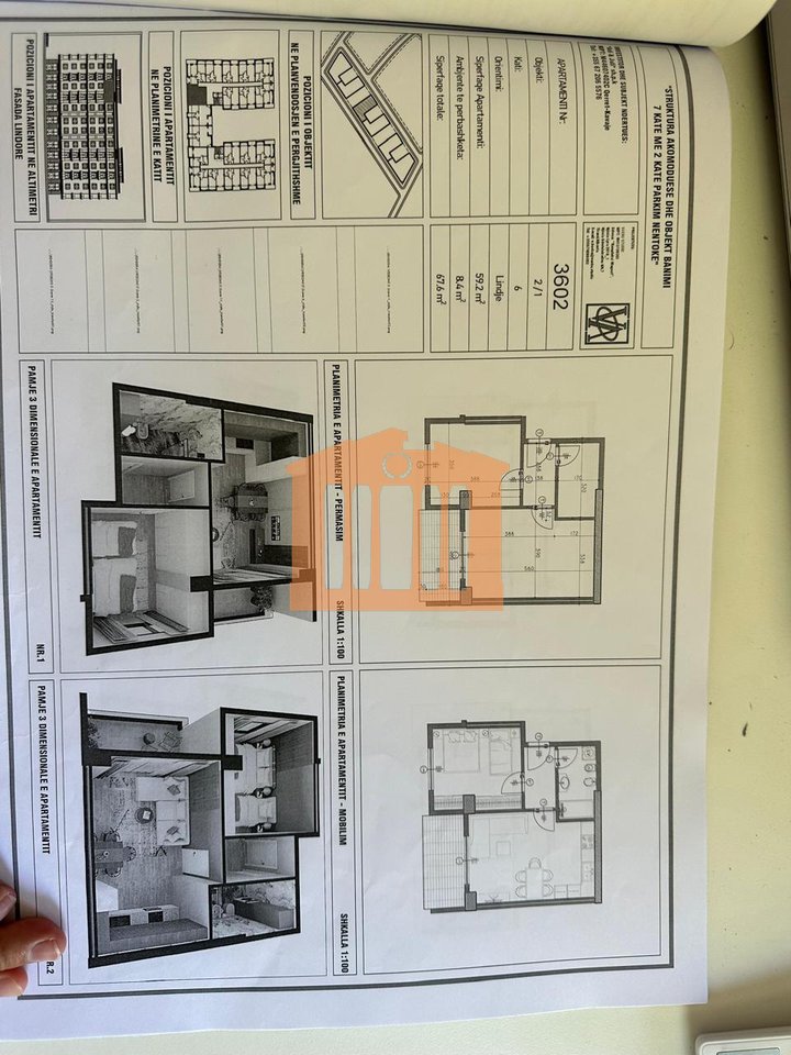 APARTAMENT 1+1 NE QERRET PER SHITJE!