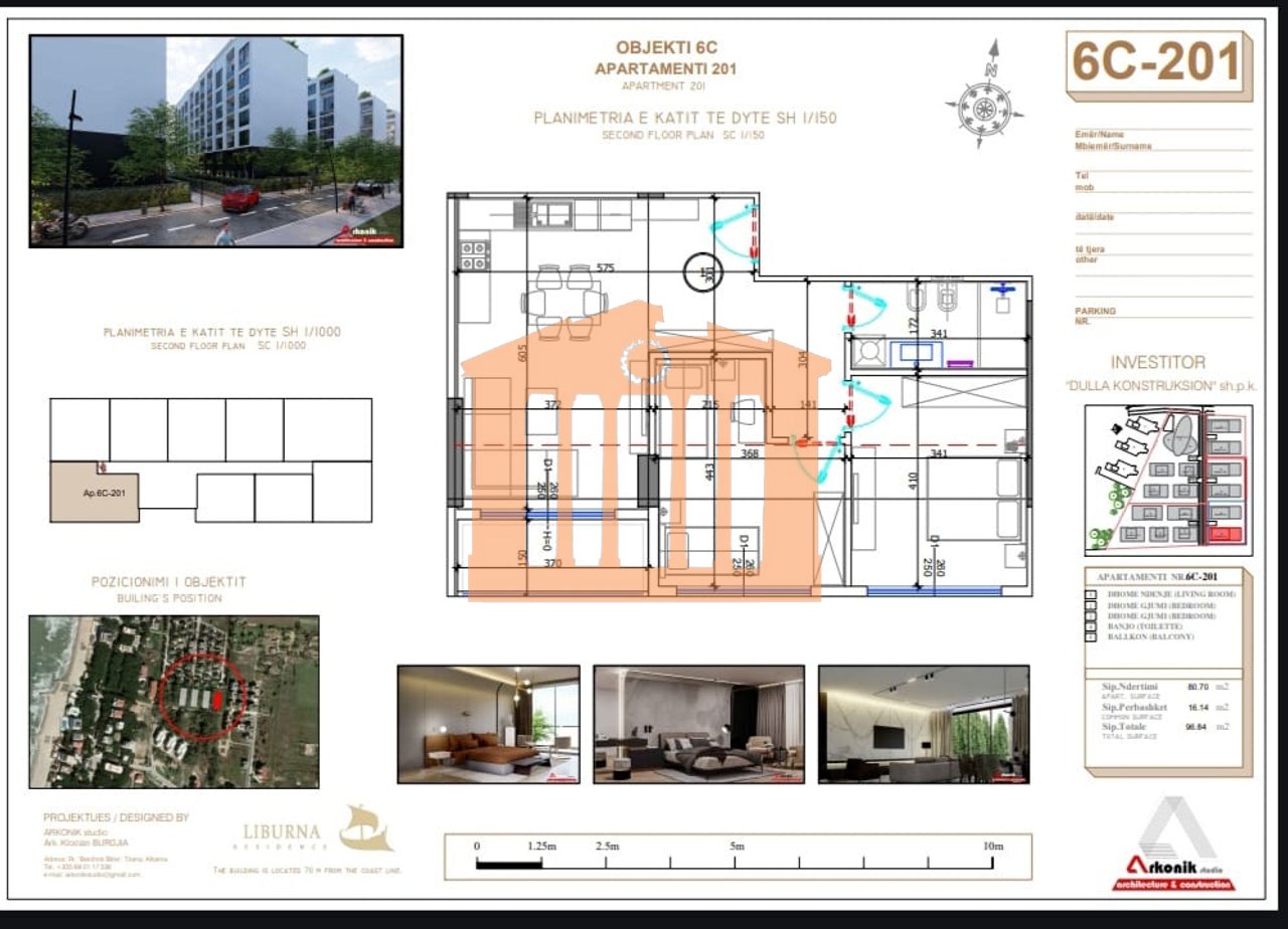 FOR SALE 2+1 APARTMENT IN "LIBURNA" RESIDENCE, GOLEM!