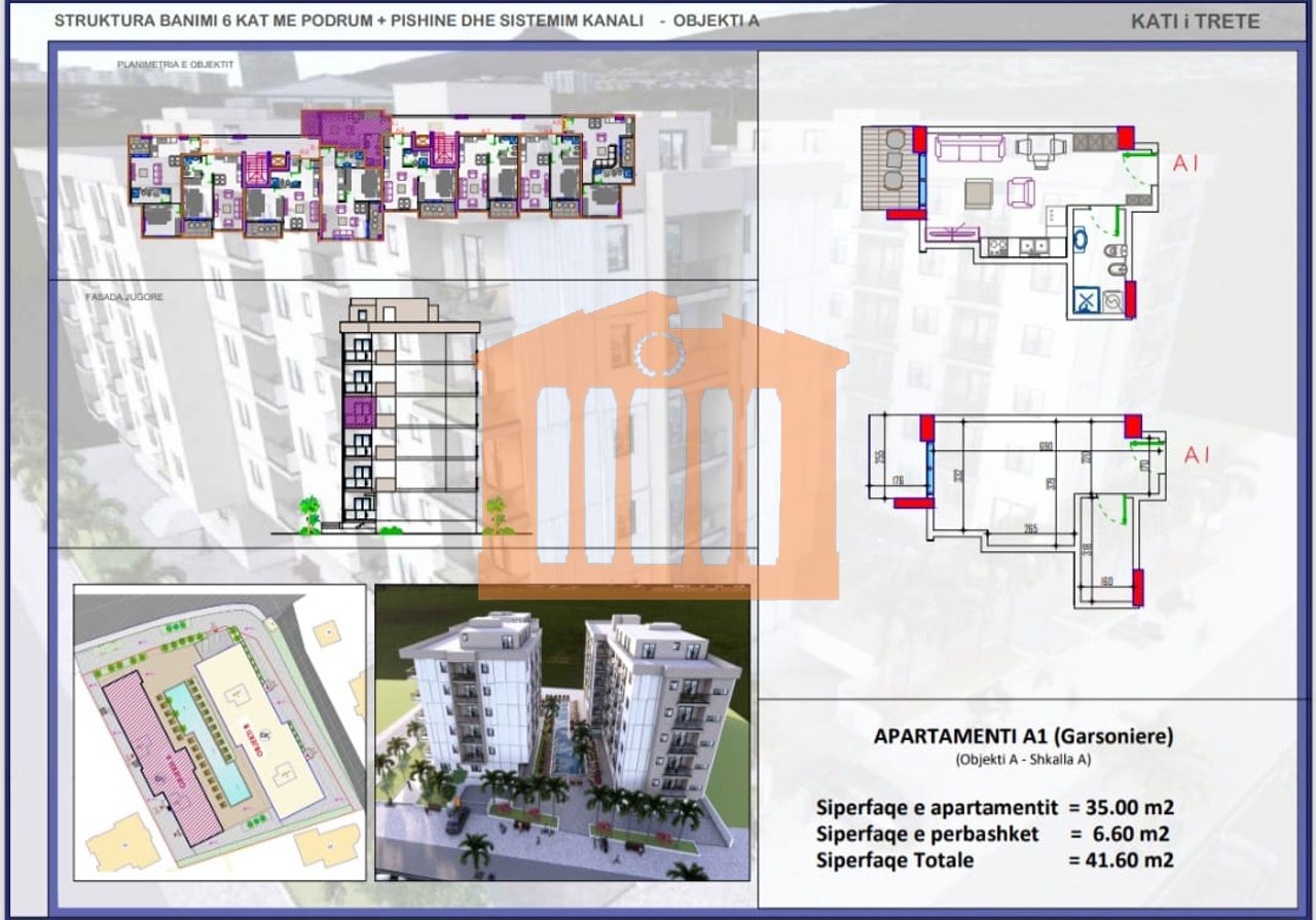 STUDIO APARTMENT WITH POOL VIEW AT "PAJA RESIDENCE" MALI I ROBIT, FOR SALE!