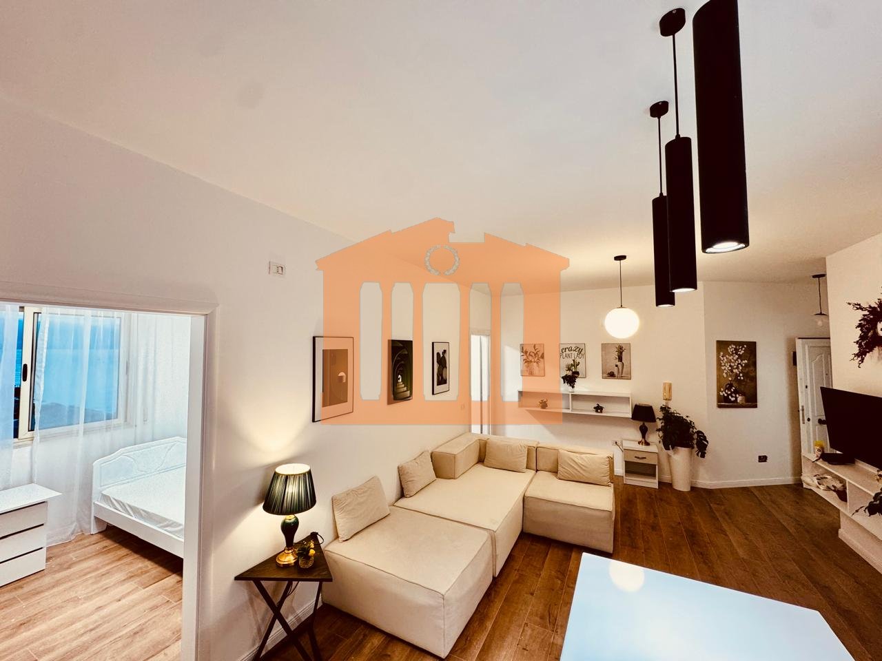 APARTAMENT 2+1 ME PAMJE DETI NE PLAZH, DURRES PER SHITJE !