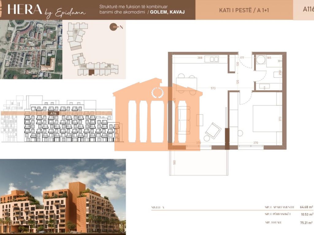 Apartment for sale in Golem
