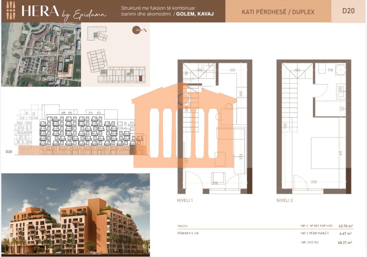 DUPLEX THE "HERA RESIDENCE" IN GOLEM FOR SALE!