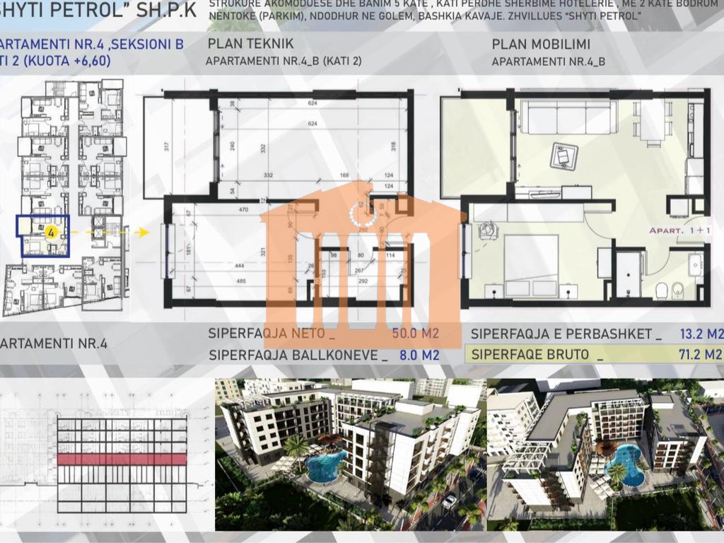 Apartment for sale in Mali i Robit, Kavaje (1/1)