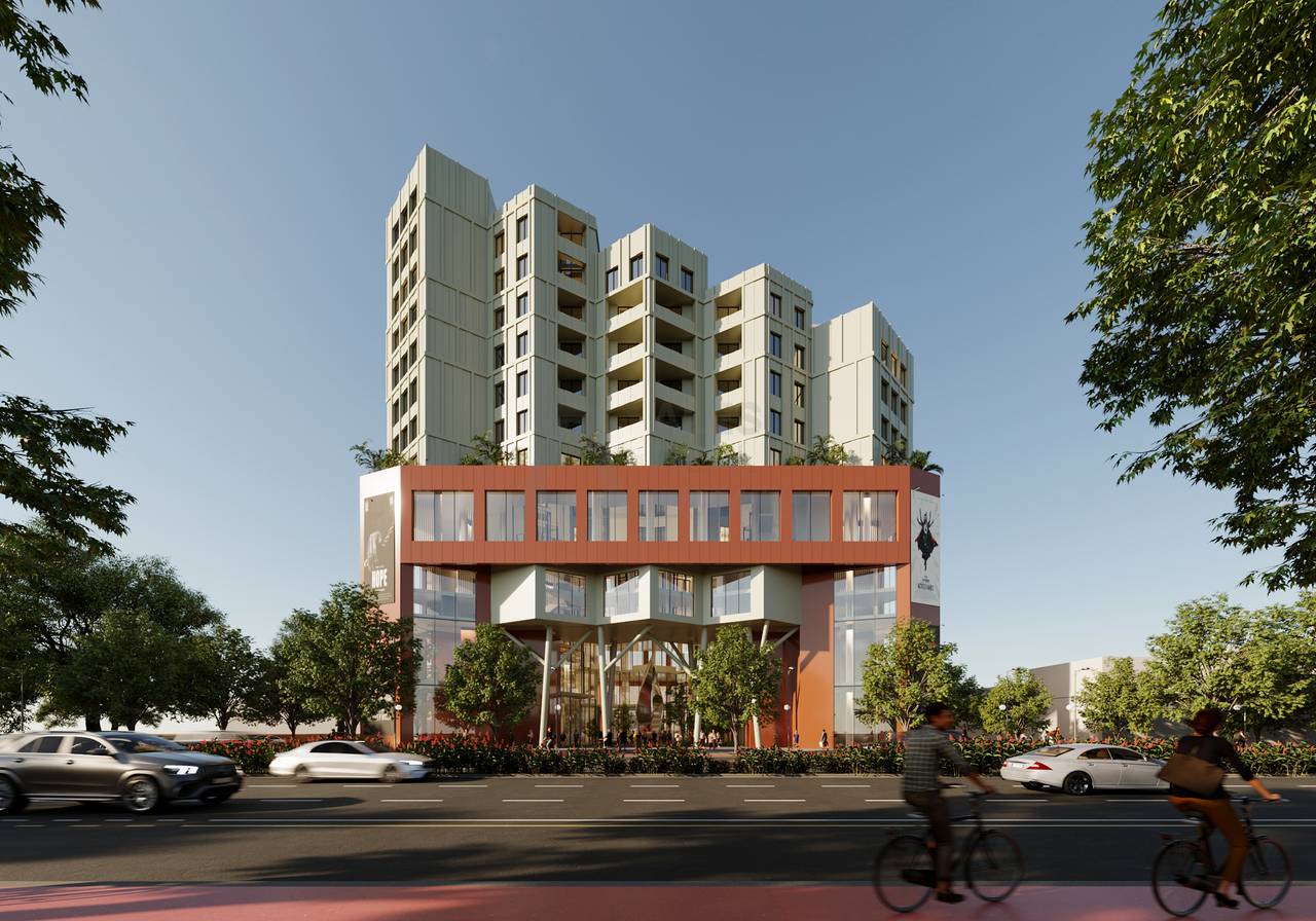 Appartamento 2+1 in vendita a "Colonnade" con posizione in via "Dritan Hoxha" Lapraka!