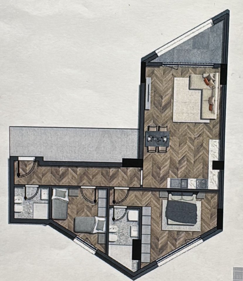 SUPER 2+1 Apartment for sale