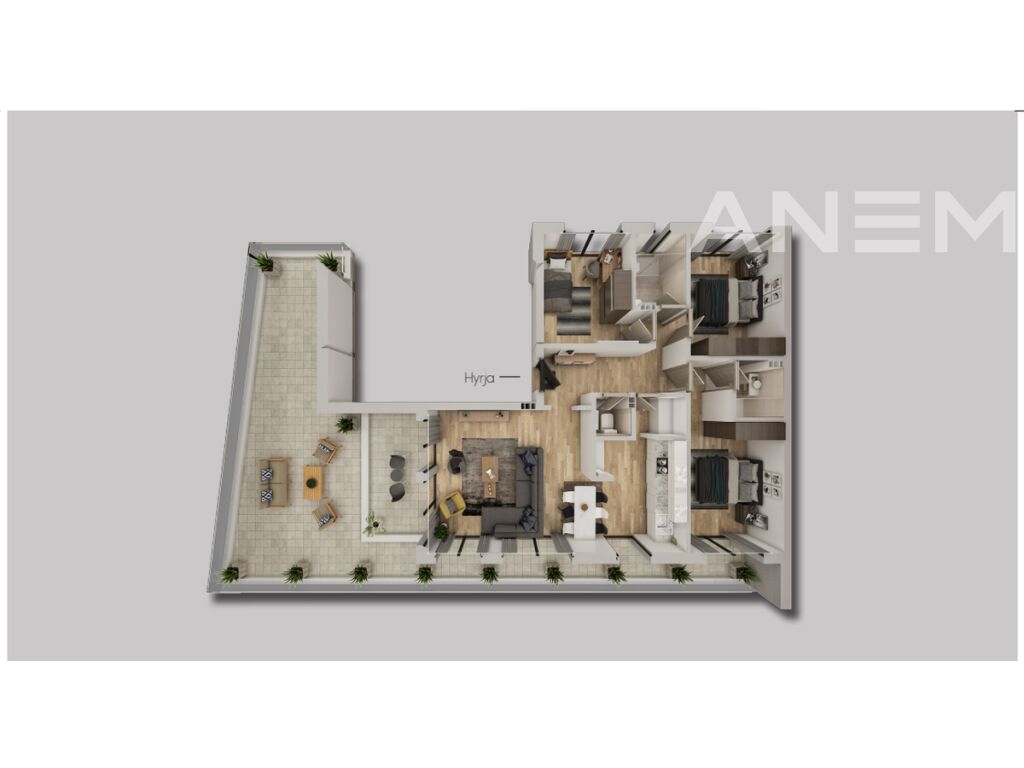 Flat for sale 129m² in Arbëria neighborhood1
