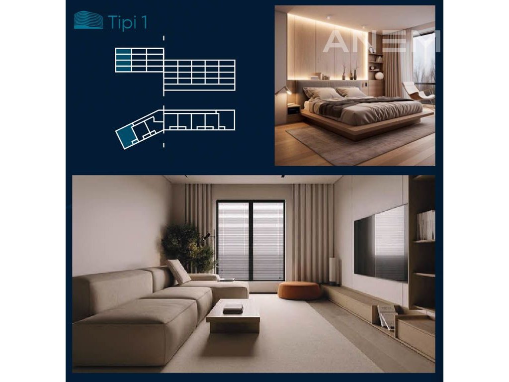 Apartment në shitje 72.49m² në Ulqin