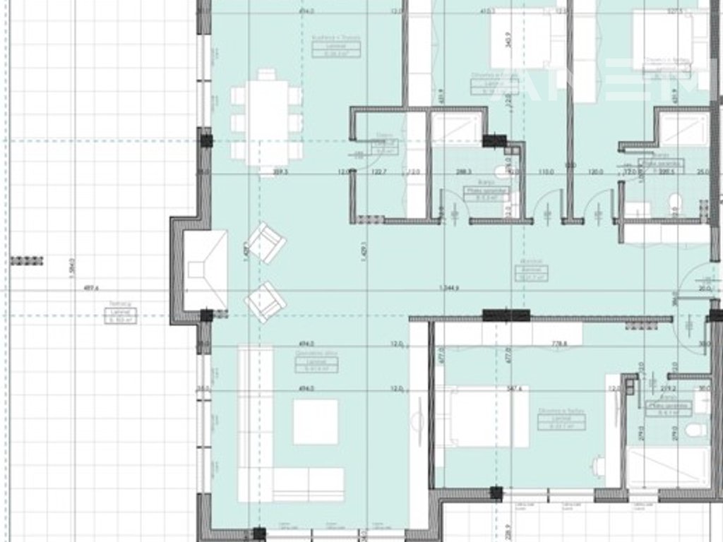 Penthouse në shitje 190m² + 100m² tarracë te Prishtina e Re