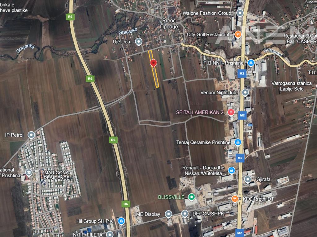 Tokë për shitje 84,52 ari në Graçanicë