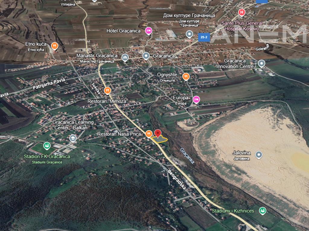 Tokë për shitje 37 ari në Graçanicë