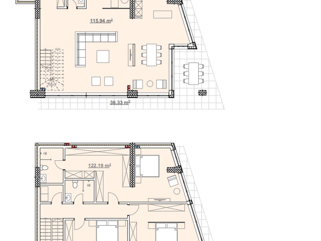 Duplex for sale 238.18m² + 62.89 terrace in Marigona Hill