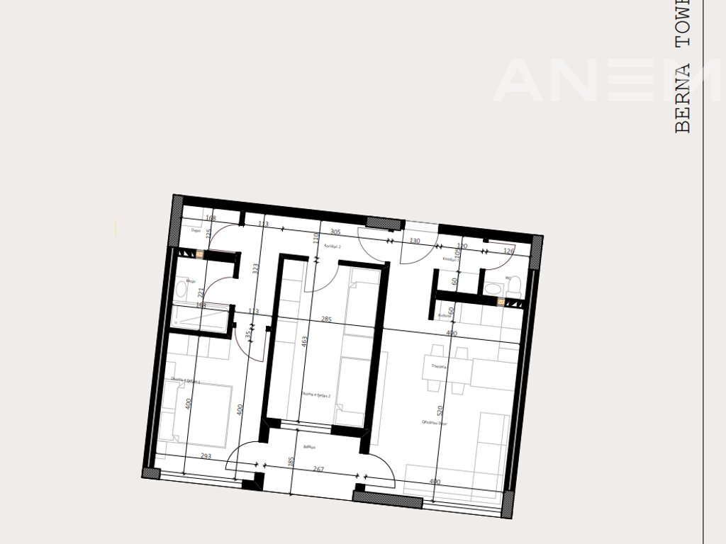 Apartment for sale 85.28m² in Vushtrri