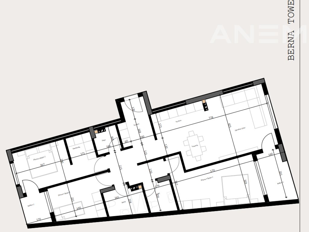 Apartment for sale 127.23m² in Vushtrri