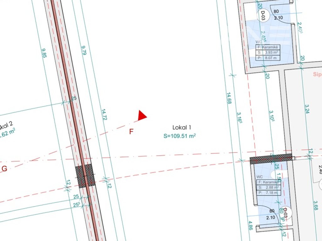 Lokal në shitje 109,51m² te Prishtina e Re