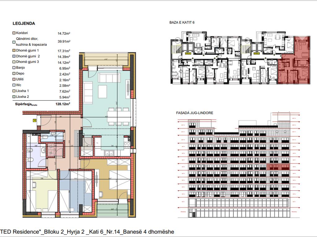 Banesë në shitje 128.12m² në Tophane