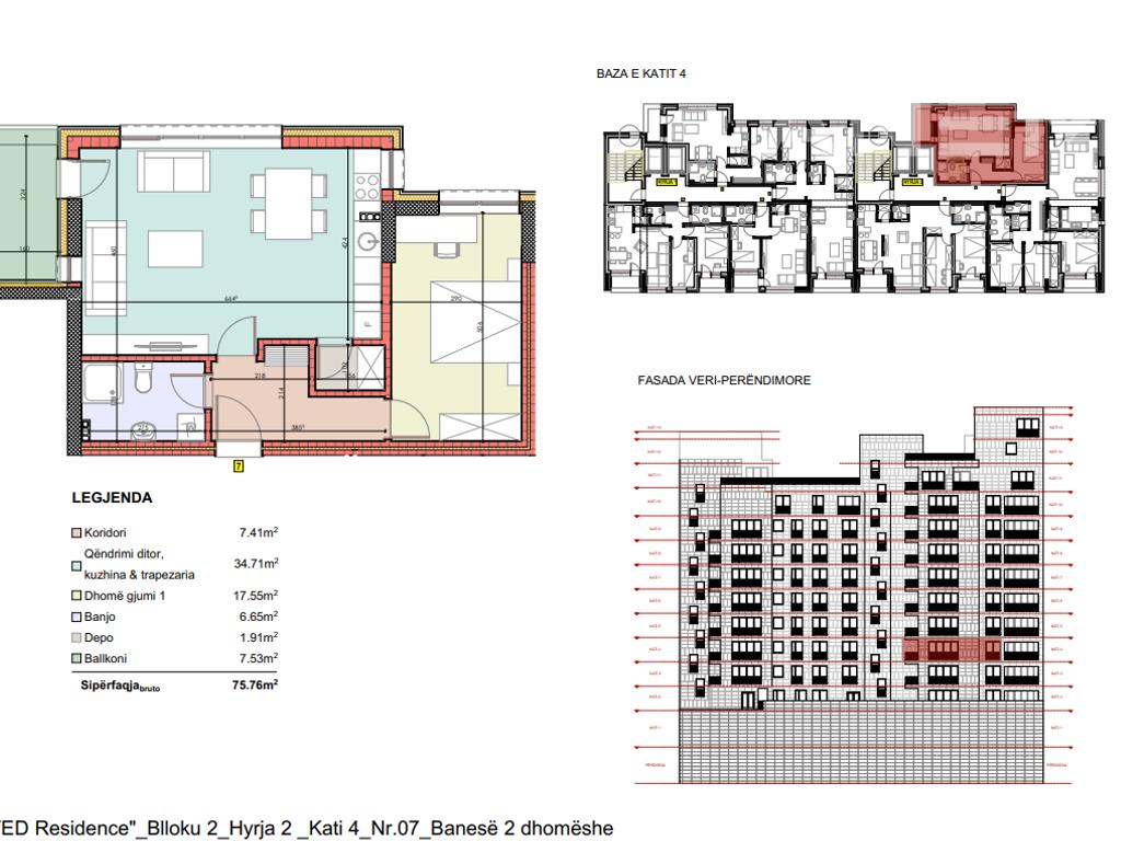 Banesë në shitje 75.76m² në Tophane