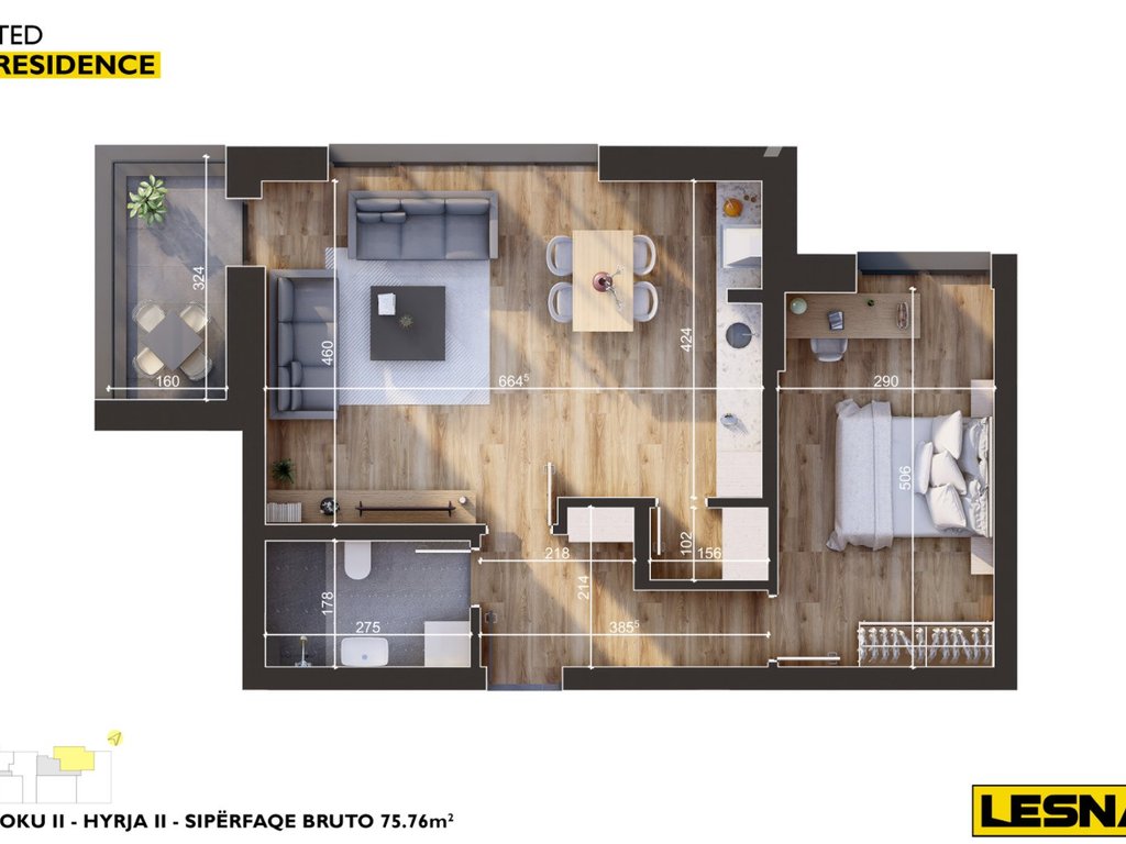 Banesë në shitje 75.76m² në Tophane