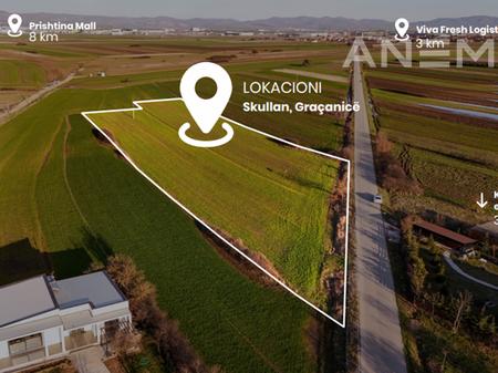 Tokë në shitje 1 ha e 4 ari në Skullan