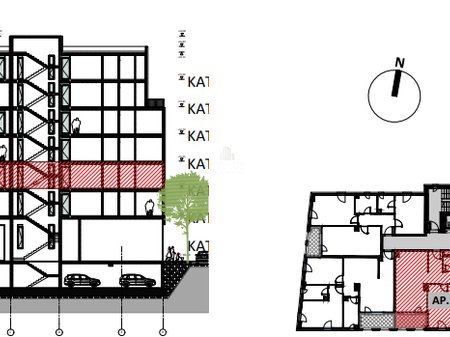 VENDESI APPARTAMENTO 2+1+2 Kamez, Quartiere Ulliri