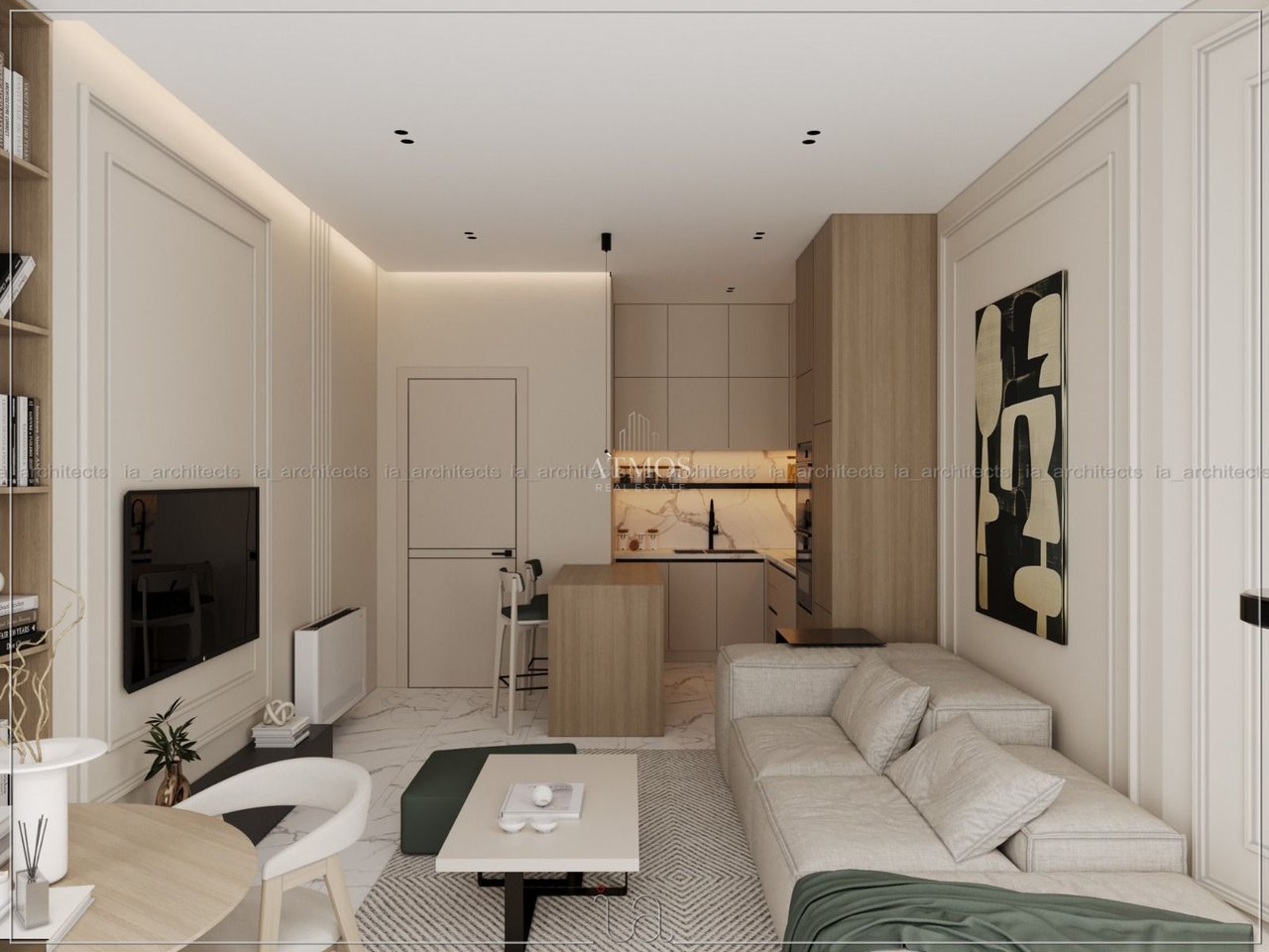 Appartamento 1+1 in Affitto, Centro