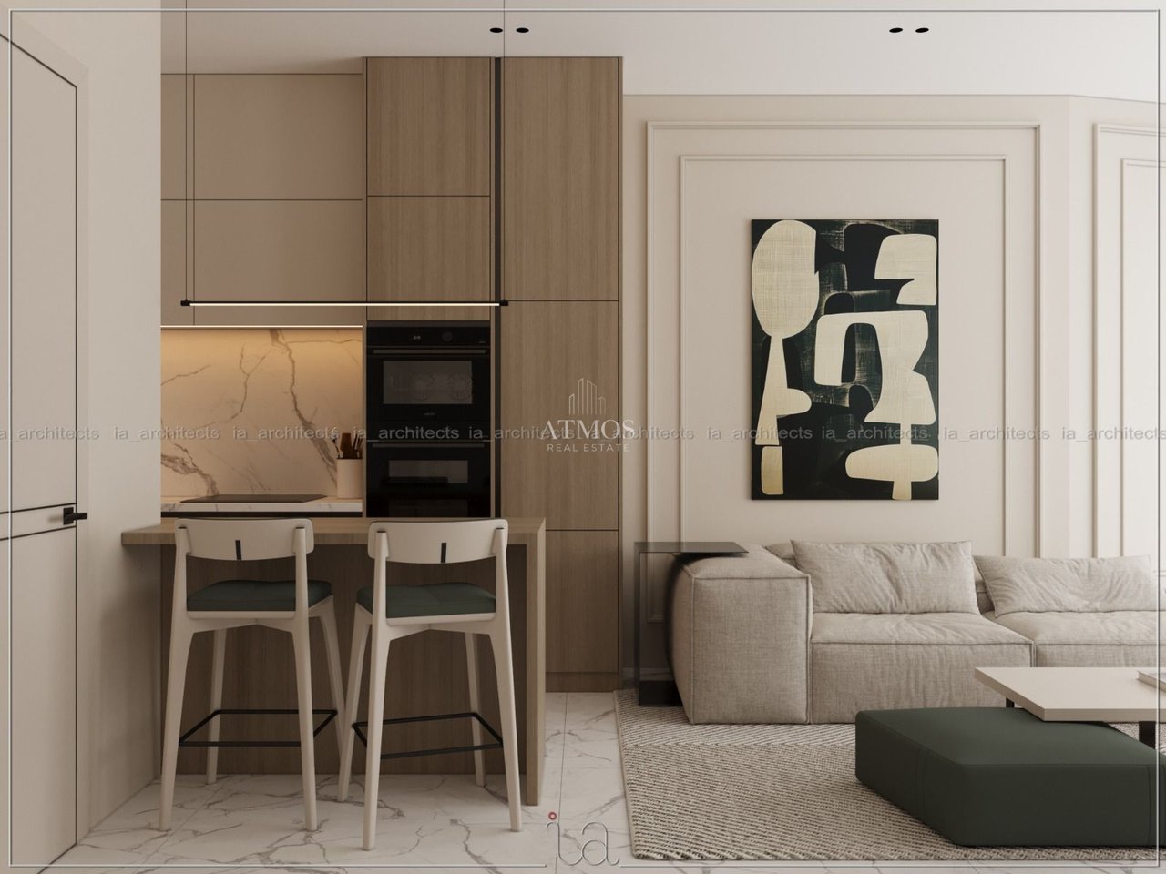 Appartamento 1+1 in Affitto, Centro