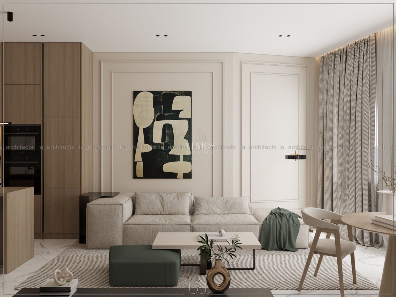 Appartamento 1+1 in Affitto, Centro