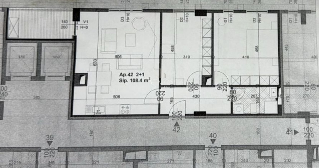 SHITET APARTAMENT 2+1 ISH DOGANAEAGLE RESIDENCE