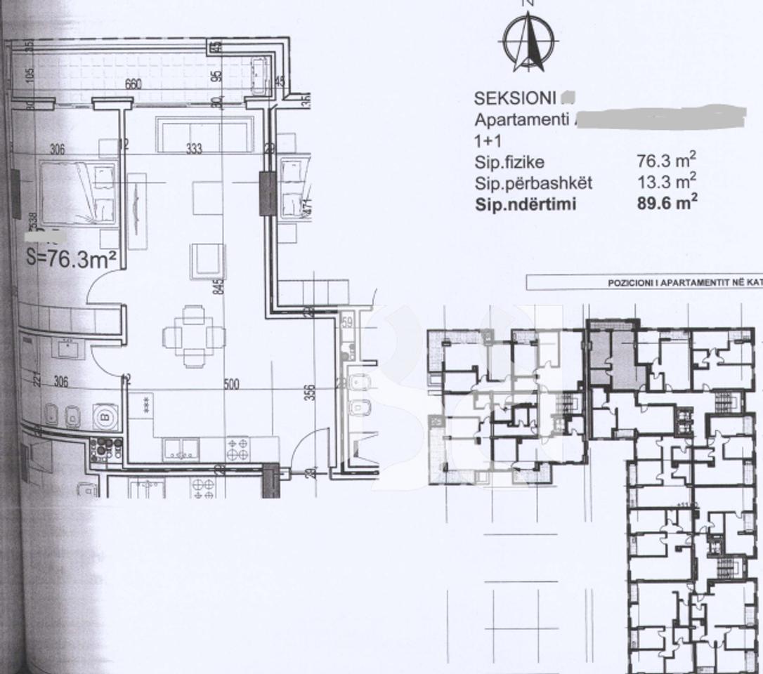 APPARTAMENTO 1+1 IN VENDITA, POSEIDON RESIDENCE, VLORE*