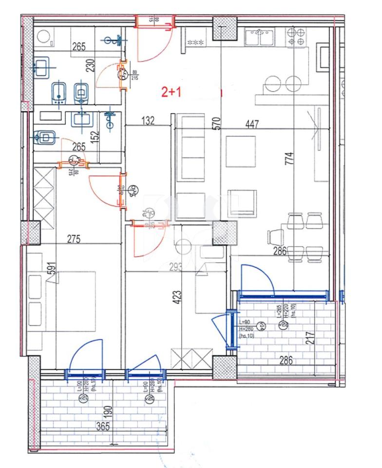 APARTMENT 2+1+2+2 BALCONIES, FOR SALE, DON BOSKO MARA RESIDENCE*