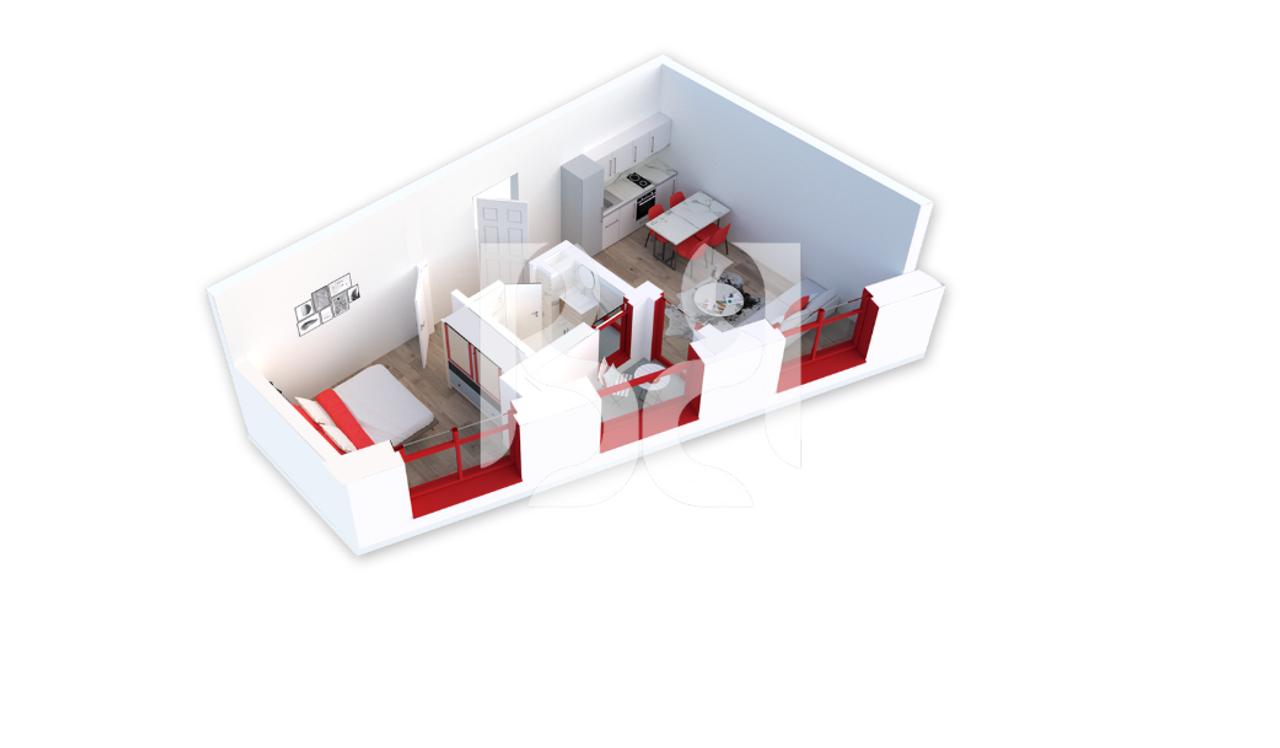 APARTMENT 1+1 FOR SALE ON CREDIT KADIU RESIDENCE