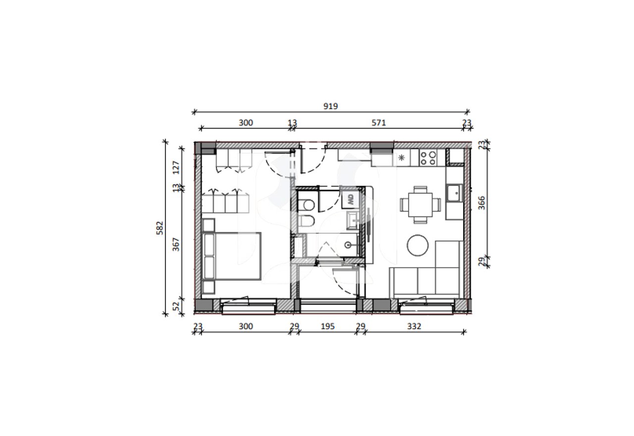 FOR SALE 1+1 APARTMENT KADIU RESIDENCE (WITH LOAN)