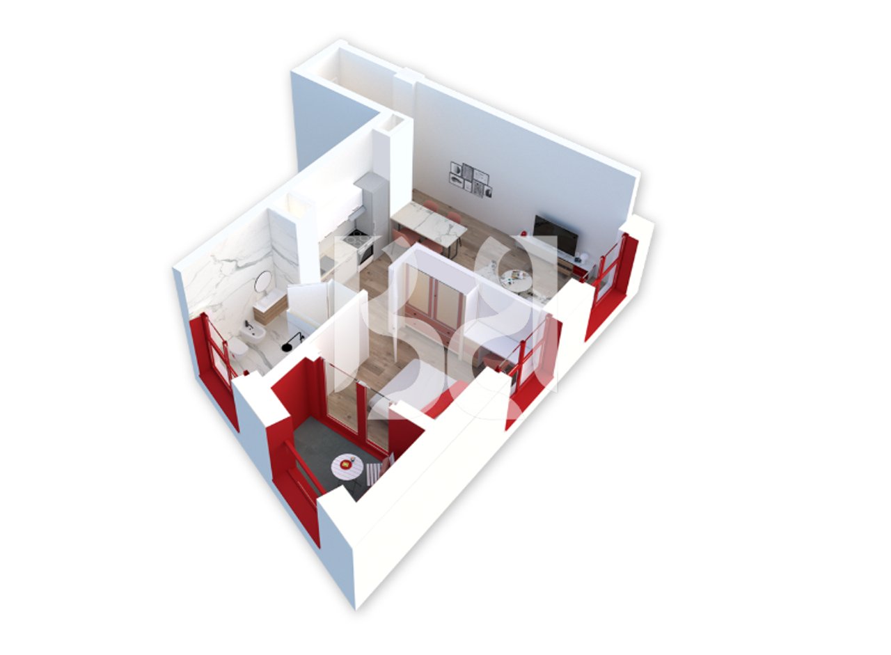 JEPET ME KREDI APARTAMENTI 1+1 REZIDENCA KADIU