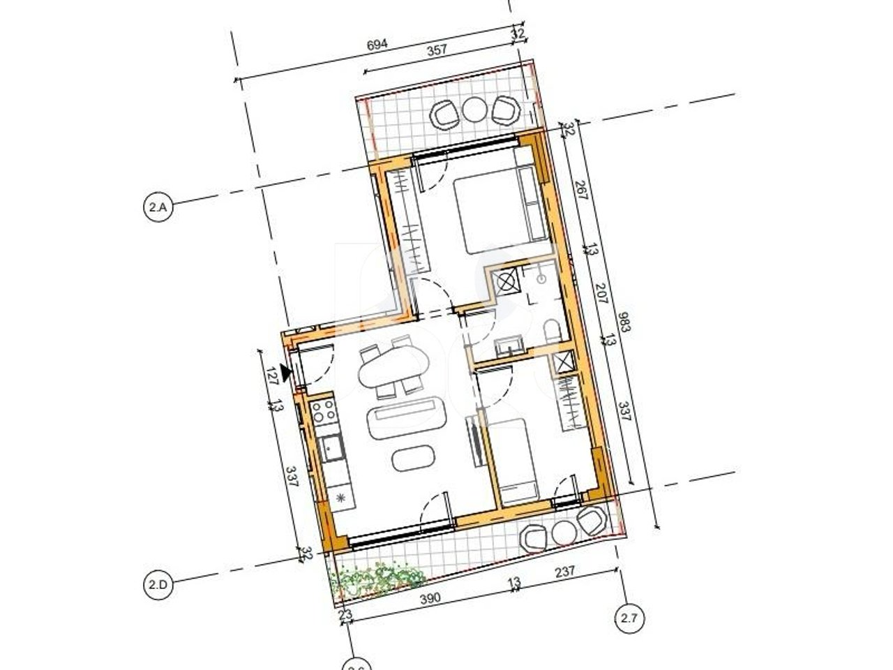 APPARTAMENTO 2+1 IN VENDITA A RATE VICINO A DRILONI, POGRADEC