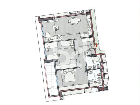 APARTAMENT 2+1 NE SHITJE PASKUQAN*
