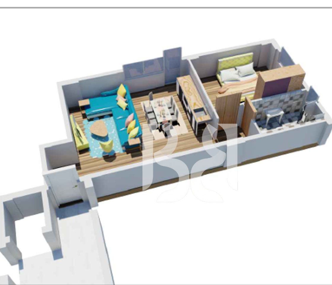 APARTAMENT 1+1 NE SHITJE LAKELAND RESIDENCE FARKE*