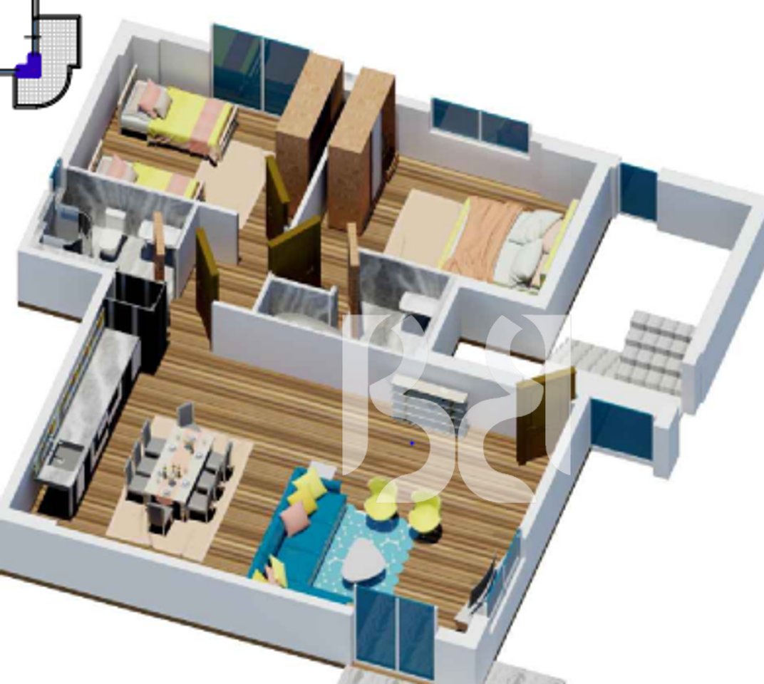 APARTAMENT 2+1 NE SHITJE LAKELAND RESIDENCE  FARKE*