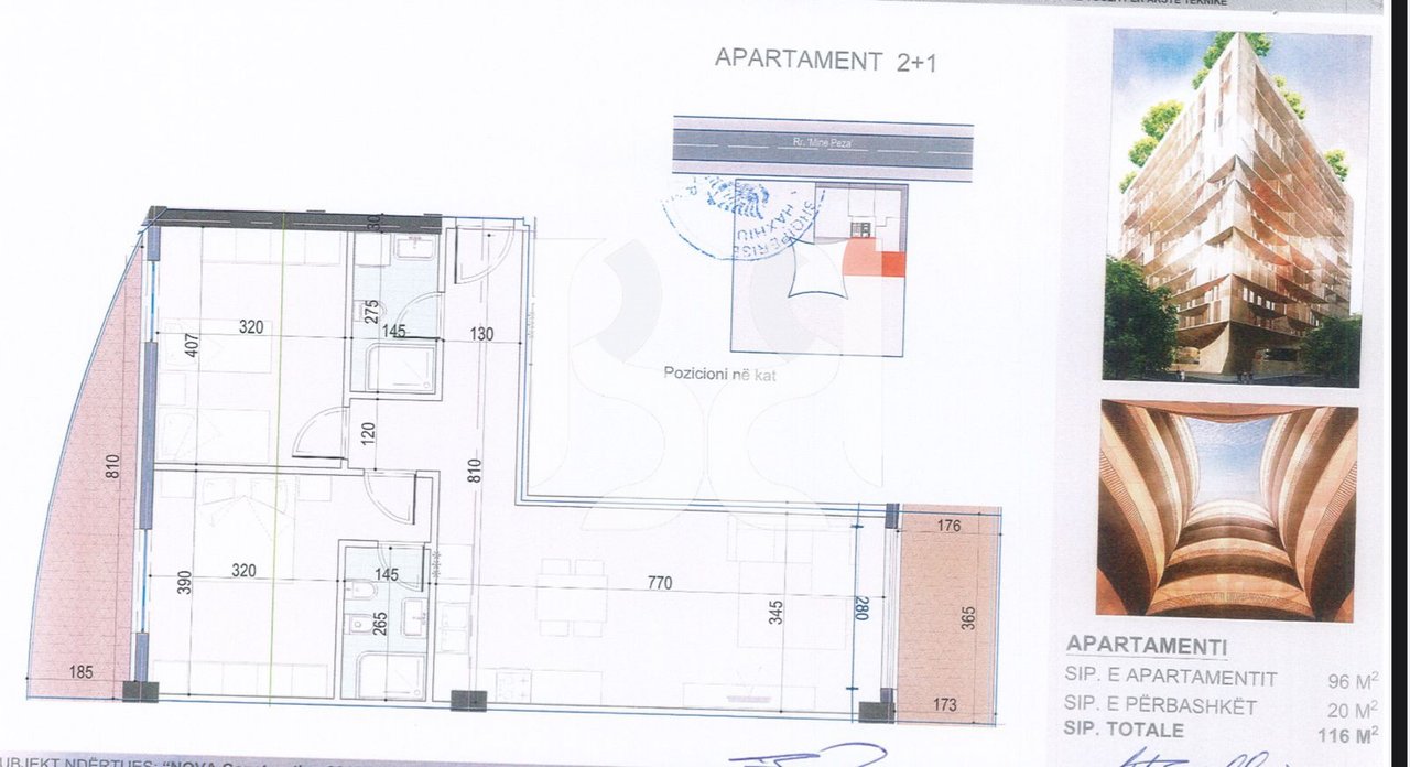 KOMPLEKSI NOVA SHITET  APARTAMENT 2+1 PER SHITJE NE MINE PEZE