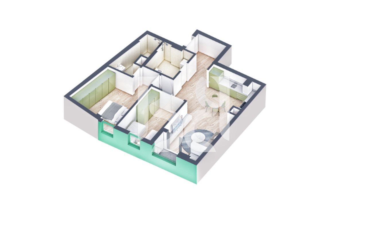 APARTAMENT 2+1+2 NE SHITJE REZIDENCA KAIMI**